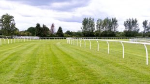 Racecourse Bend from Centre of Track