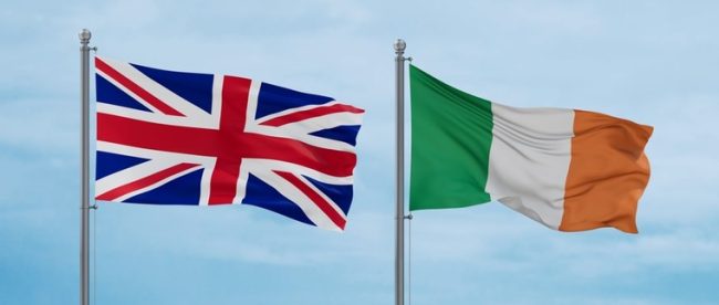 Flags of Britain and Ireland Against Light Blue Sky 760px Flags of Britain and Ireland Against Light Blue Sky